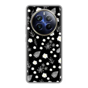 Чохли з тематикою "КВІТИ" на Realme 12 Plus (цвітіння на чорному)