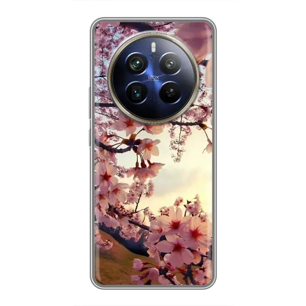 Чехол с рисунком «Цветущая сакура» для Realme 12 Plus Чехол с рисунком «Цветущая сакура» для Realme 12 Plus