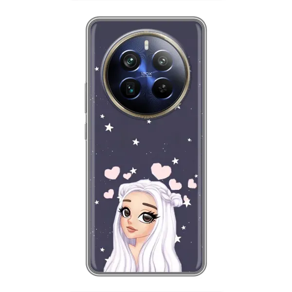 Чохол з малюнком «Дівчина та серця» для Realme 12 Plus Чохол з малюнком «Дівчина та серця» для Realme 12 Plus