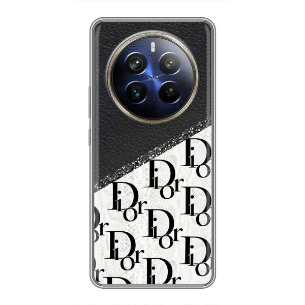 Чехол с рисунком «Диор» для Realme 12 Plus