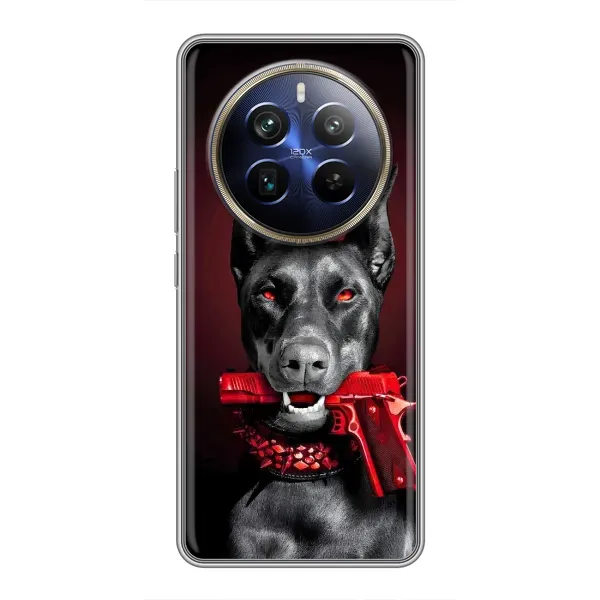 Чехол с рисунком «Доберман злой» для Realme 12 Plus Чехол с рисунком «Доберман злой» для Realme 12 Plus