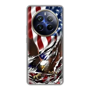 Чехол Флаг USA для Realme 12 Plus (Флаг USA)