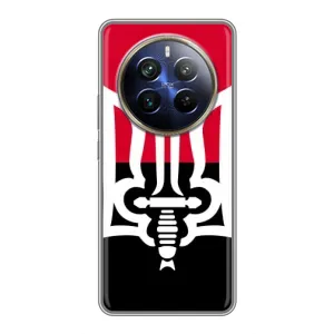 Чохли УПА (Червоно-Чорний) на Realme 12 Plus (Герб України)