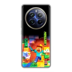 Чохли для Realme 12 Plus (Персонажі МайнКрафт) (Герой Майнкрафт)