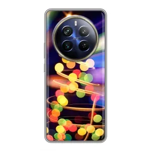 Чохол новорічна ялинка на Realme 12 Plus (Гірлянди)