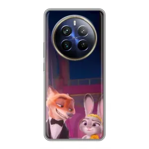 Силиконовый чехол с принтом Зоотрополіс для Realme 12 Plus (Главные герои)