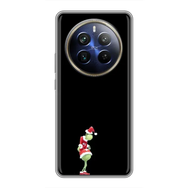 Чехол с рисунком «Гринч на чорном» для Realme 12 Plus