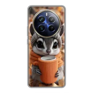 Друкований чохол 'Звірята з кавою' для Realme 12 Plus