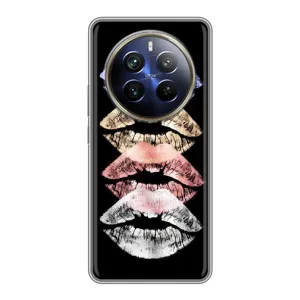 Чехол Стильные девушки на Realme 12 Plus (Губы)