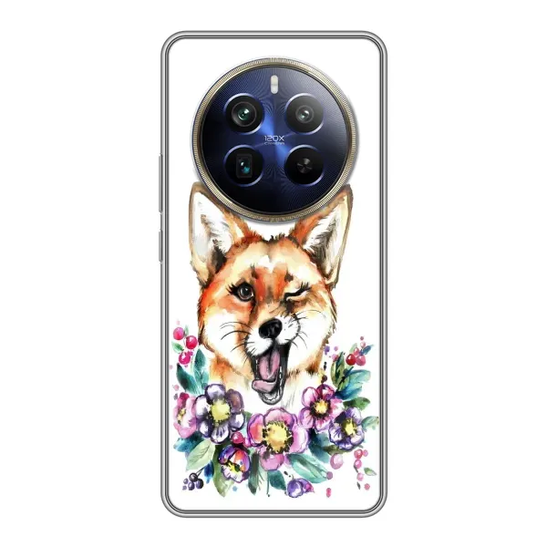 Чехол с рисунком «Хитрая лиса» для Realme 12 Plus Чехол с рисунком «Хитрая лиса» для Realme 12 Plus