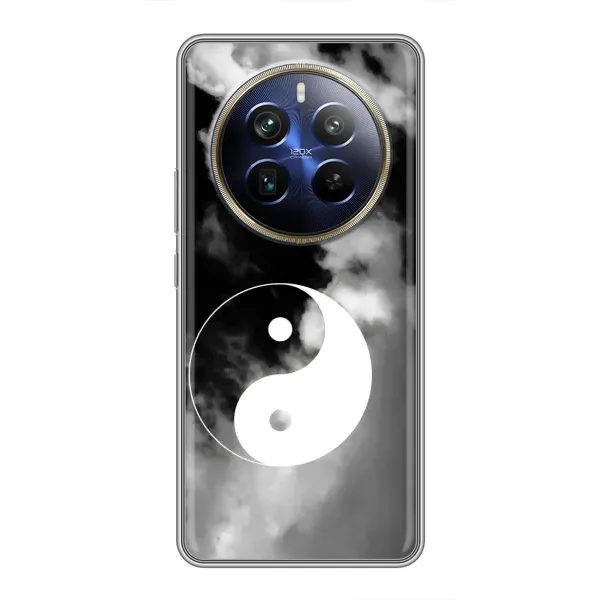 Чехол с рисунком «Инь-Янь» для Realme 12 Plus Чехол с рисунком «Инь-Янь» для Realme 12 Plus