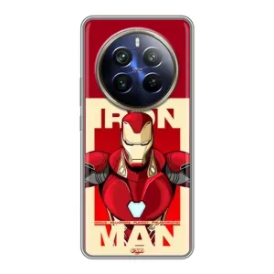 Чехол Супергерой Железный человек на Realme 12 Plus (Iron man)