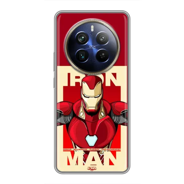 Чехол с рисунком «Iron man» для Realme 12 Plus Чехол с рисунком «Iron man» для Realme 12 Plus