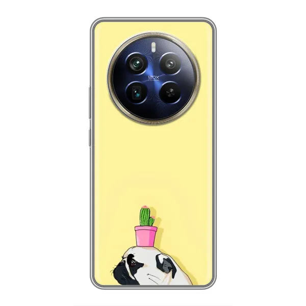 Чехол с рисунком «Кактус на голове» для Realme 12 Plus Чехол с рисунком «Кактус на голове» для Realme 12 Plus