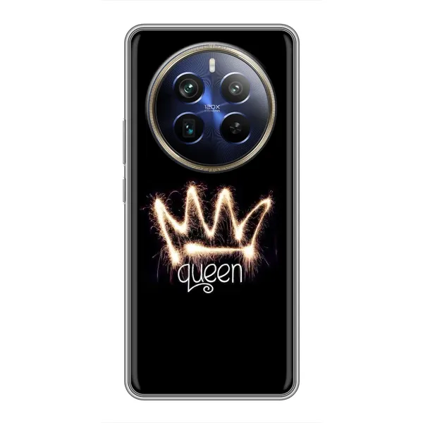 Чехол с рисунком «Корона» для Realme 12 Plus
