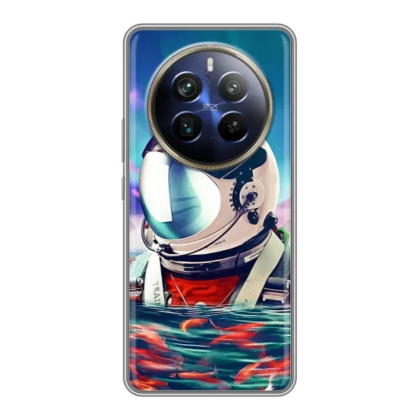 Чехол с рисунком «Космонавт в воде» для Realme 12 Plus Чехол с рисунком «Космонавт в воде» для Realme 12 Plus