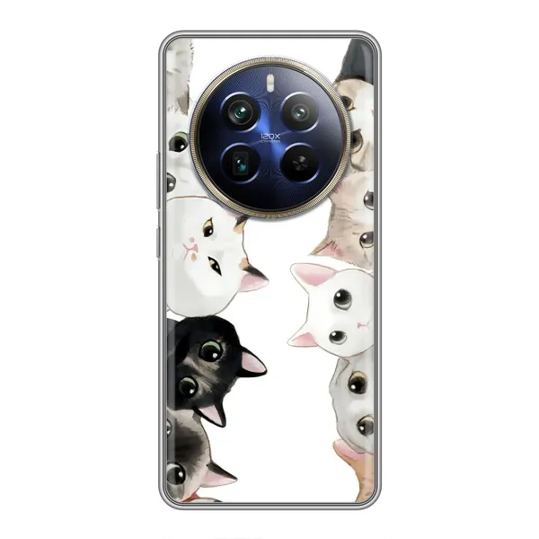 Чехол с рисунком «Коты» для Realme 12 Plus