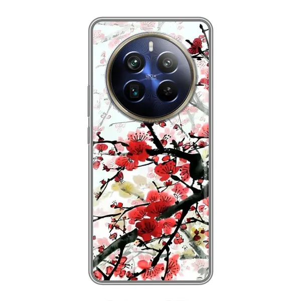 Чехол с рисунком «Красивая Сакура» для Realme 12 Plus Чехол с рисунком «Красивая Сакура» для Realme 12 Plus