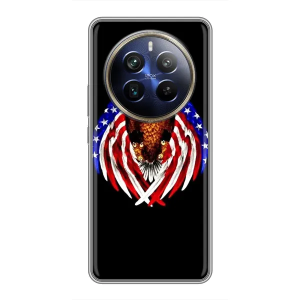 Чехол с рисунком «Крылья США» для Realme 12 Plus