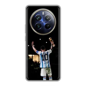 Чехлы Лео Месси Аргентина для Realme 12 Plus (Лео Чемпион)