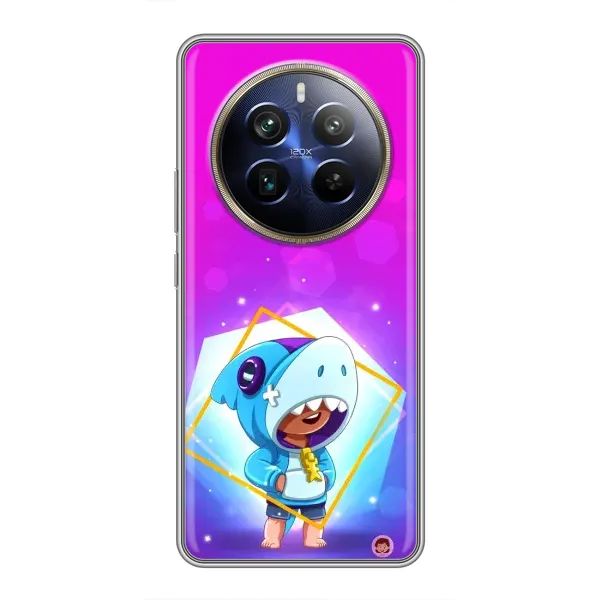 Чехол с рисунком «Леон в костюме Акулы» для Realme 12 Plus