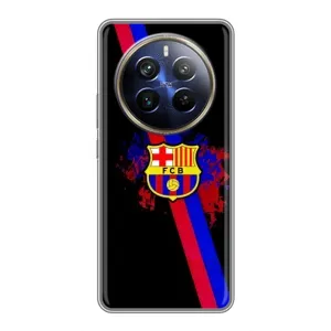 Чехол для Realme 12 Plus (Барселона) (Лого Барсы)
