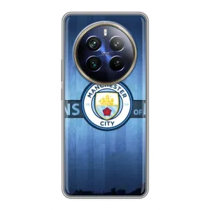Силиконовые Чехлы принт Футбол на Realme 12 Plus (ManCity)