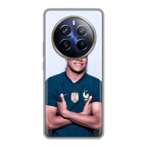 Чехол (TPU) с Футболистом на Realme 12 Plus (Мбаппешичка)