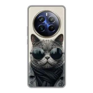 Чехол на тематику: Коты для Realme 12 Plus (Модный кот)
