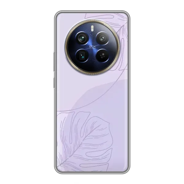 Чехол с рисунком «Монстера фиолетовая» для Realme 12 Plus Чехол с рисунком «Монстера фиолетовая» для Realme 12 Plus