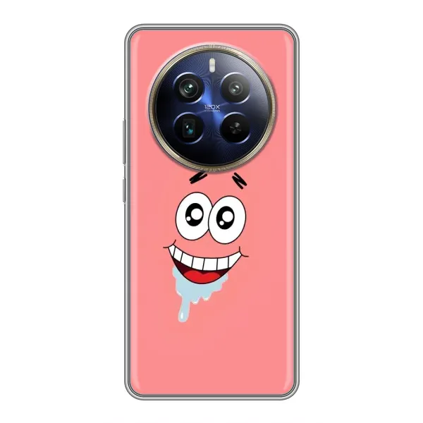 Чехол с рисунком «Мордочка Патрика» для Realme 12 Plus