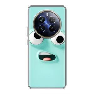 Чехол с рисунком «Забавное мятное лицо» для Realme 12 Plus