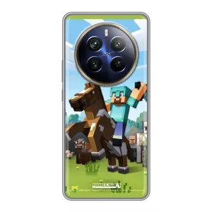 Чохли для Realme 12 Plus (Персонажі МайнКрафт) (На коні)
