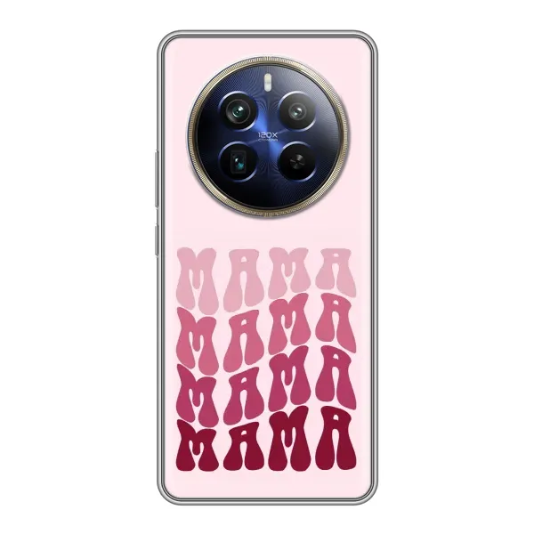 Чехол с рисунком «Надпись мама» для Realme 12 Plus Чехол с рисунком «Надпись мама» для Realme 12 Plus