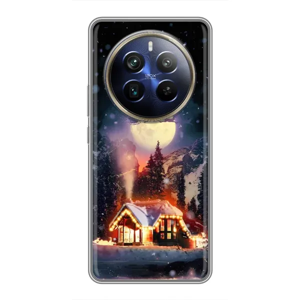 Чехол с рисунком «Настроение зимнее» для Realme 12 Plus