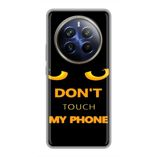 Чехол с рисунком «Не трогай мой телефон» для Realme 12 Plus Чехол с рисунком «Не трогай мой телефон» для Realme 12 Plus