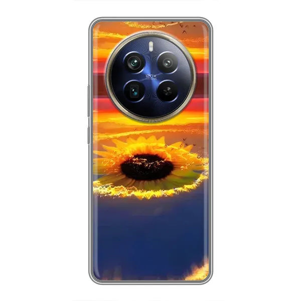 Чехол с рисунком «Небо подсолнух» для Realme 12 Plus Чехол с рисунком «Небо подсолнух» для Realme 12 Plus
