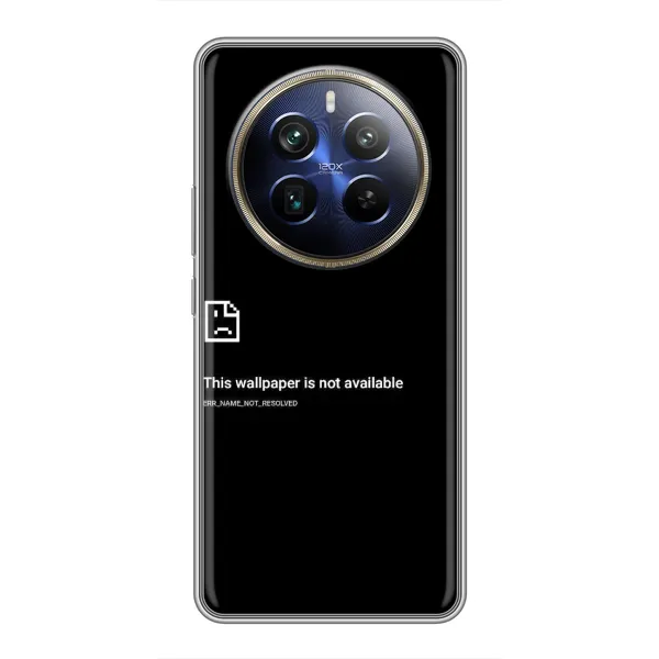 Чехол с рисунком «Ошибка» для Realme 12 Plus Чехол с рисунком «Ошибка» для Realme 12 Plus