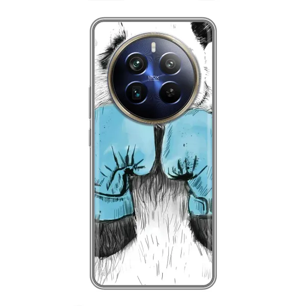Чехол с рисунком «Панда боксер» для Realme 12 Plus Чехол с рисунком «Панда боксер» для Realme 12 Plus
