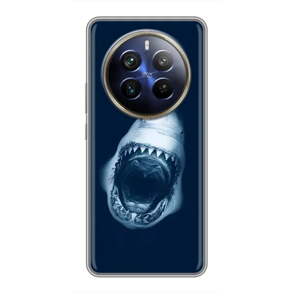 Чехол с рисунком «Пасть Акулы» для Realme 12 Plus