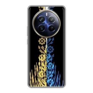 Силіконовый Чохол на Realme 12 Plus (Патріотична вишиванка)