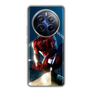 Чехол Супергерой Человека Паука на Realme 12 Plus (Паук на доме)