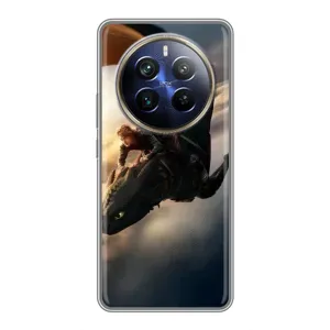 Чехол дракон Беззубик для Realme 12 Plus (Полет Беззубика)