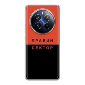 Чохли УПА (Червоно-Чорний) на Realme 12 Plus (Правий Сектор)
