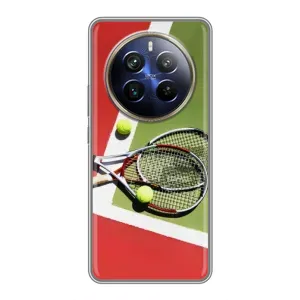 Чохли з прінтом Спортивна тематика для Realme 12 Plus (Ракетки теніс)