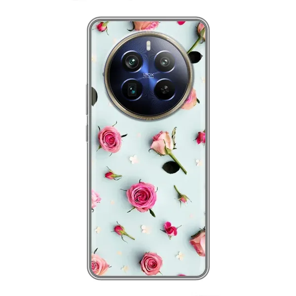 Чехол с рисунком «Разные цветы» для Realme 12 Plus Чехол с рисунком «Разные цветы» для Realme 12 Plus