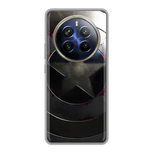 Чехол с Щитом Капитана Америки на Realme 12 Plus (Ретро Щит Капитана)