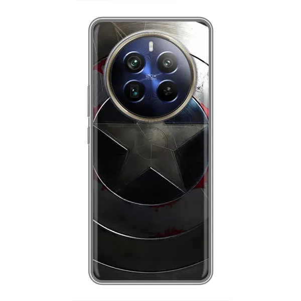Чохол з малюнком «Ретро Щит Капітана» для Realme 12 Plus Чохол з малюнком «Ретро Щит Капітана» для Realme 12 Plus