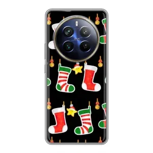 Силіконовий бампер на різдво для Realme 12 Plus (Різдвяні подарунки)