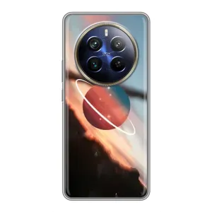 Чохол (ТПУ) з планетами на Realme 12 Plus (Сатурн)